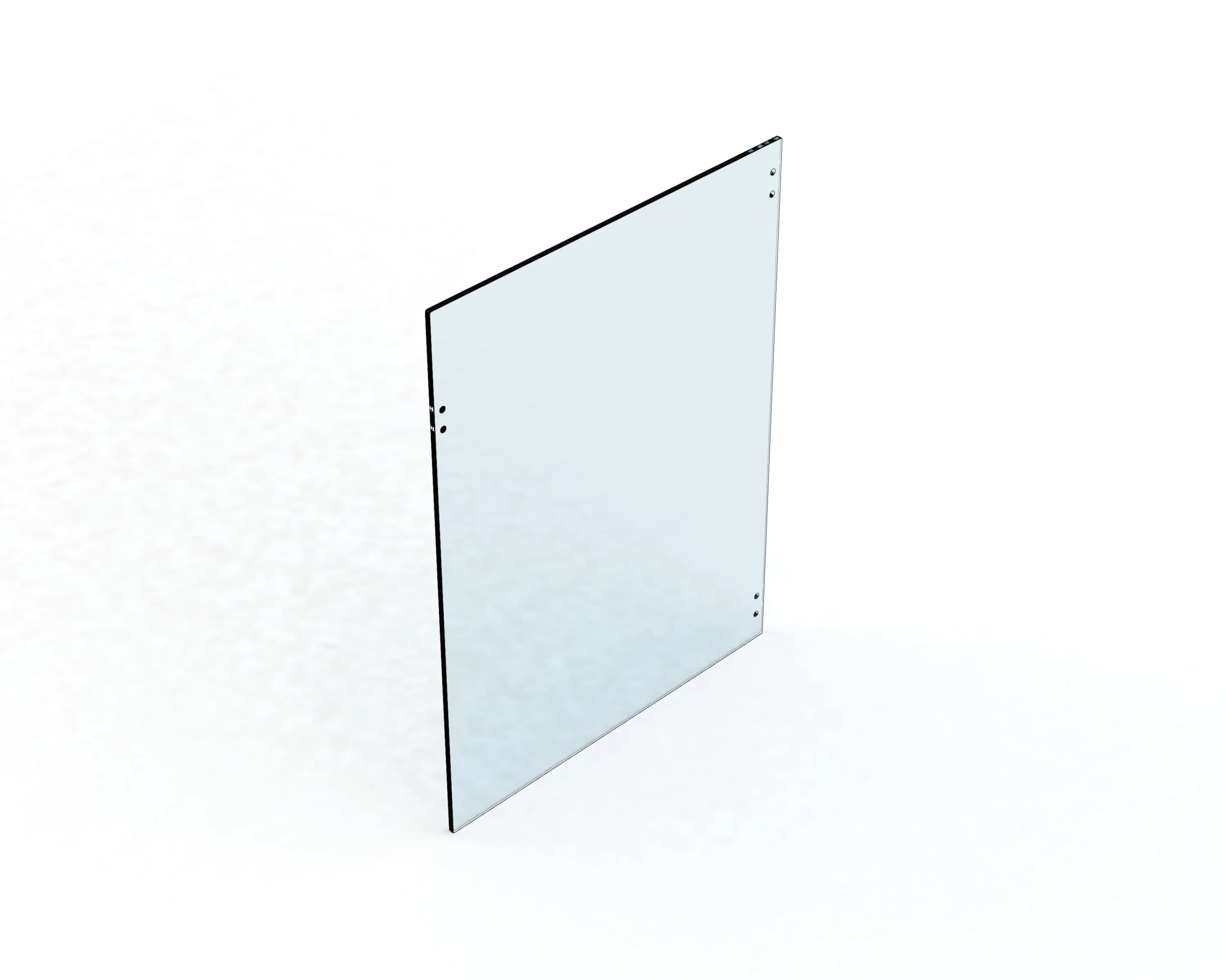 4 12mm CLEAR TOUGHENED GATES HOLES 1200mm HIGH