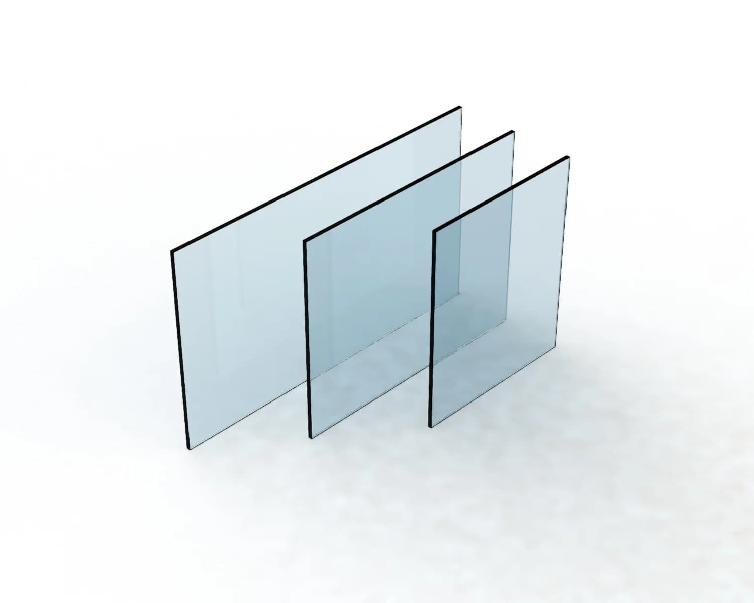 11 17 52mm LAMINATED BALUSTRADE GLASS 970mm HIGH NEW2