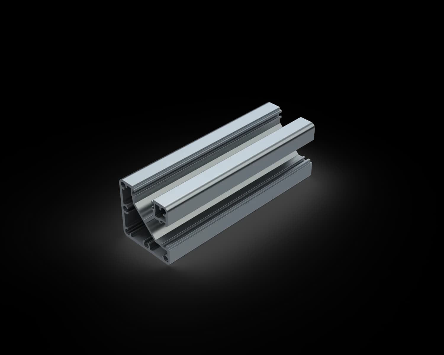 SF90P1150-MF - Semi-Frameless 90 Post 1150mm - MILL FINISH
