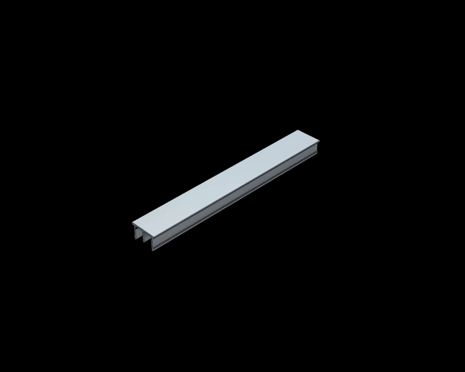 SFIF3000-MF - Semi-Frameless Infill Strip 3000mm MILL FINI