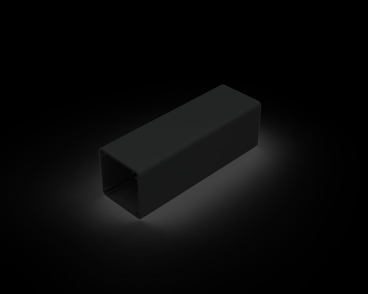 SF50P4F1800-BK - 50x50mm Blank Post Kit 1800mm - SATIN BLACK