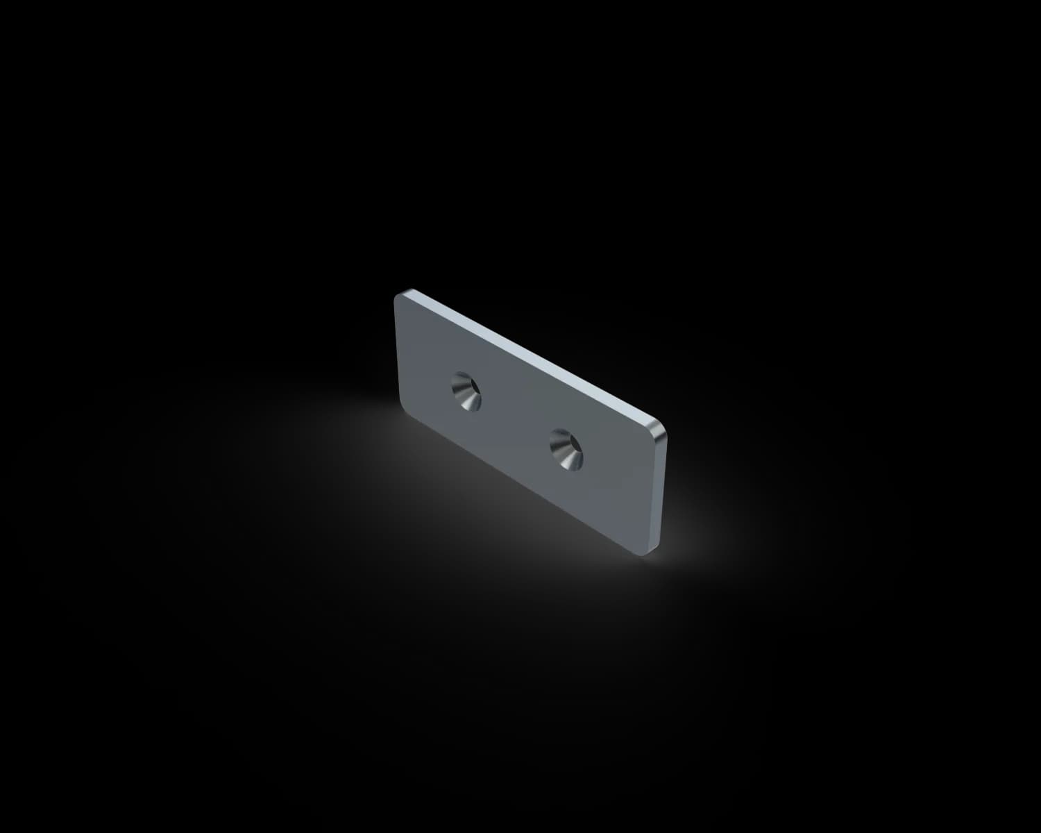 SFECMOD-MF - MODERN profile End Cap - MILL FINISH
