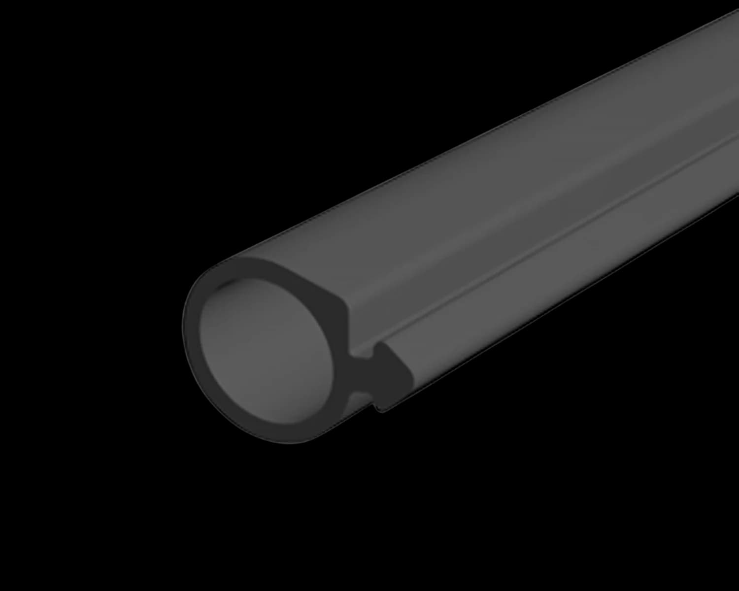 BR-R1-6M - Channel Rubber - 6m Piece