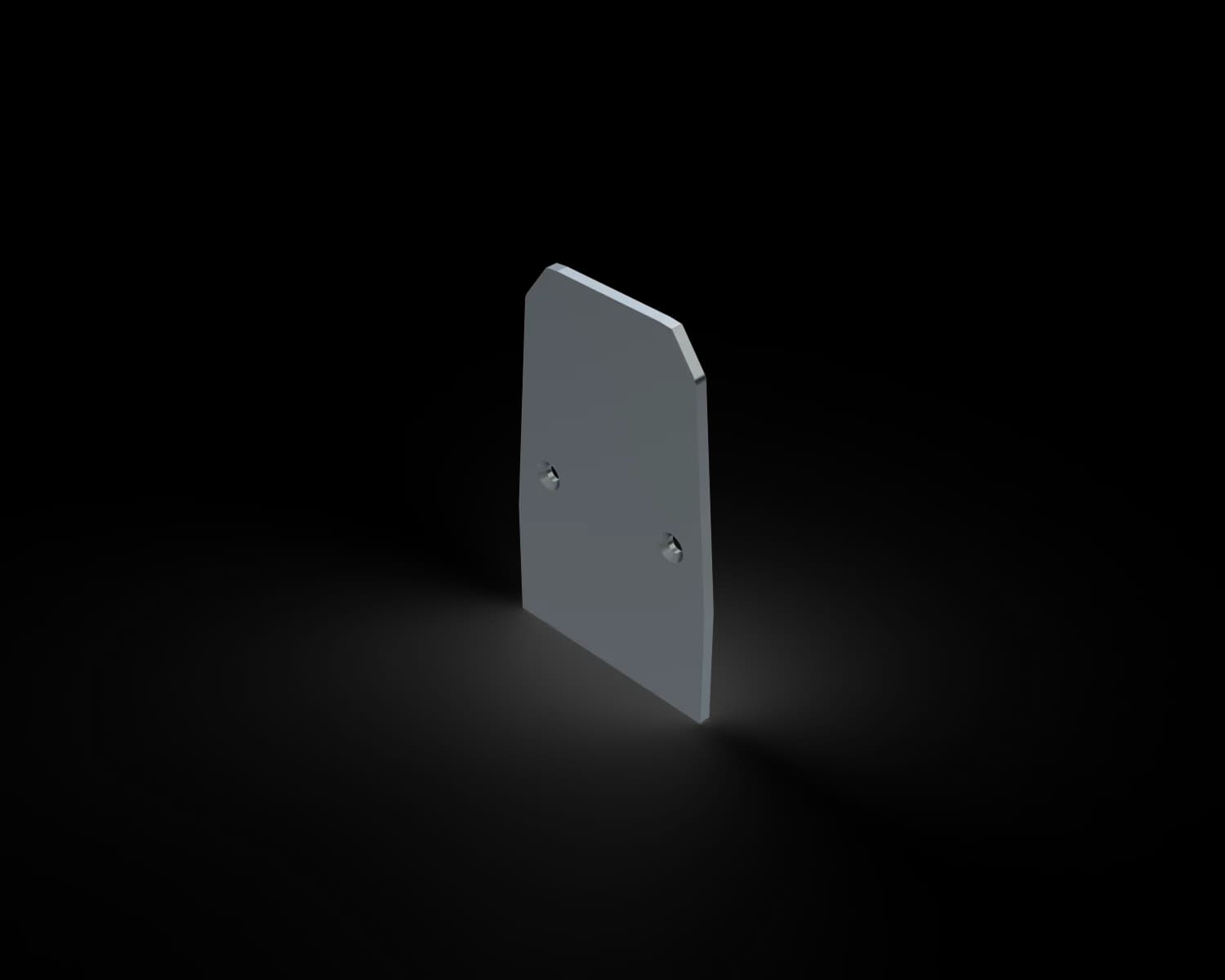BCEC-MF - End Cap for Aluminium Base Channel 100x60x3mm - MI