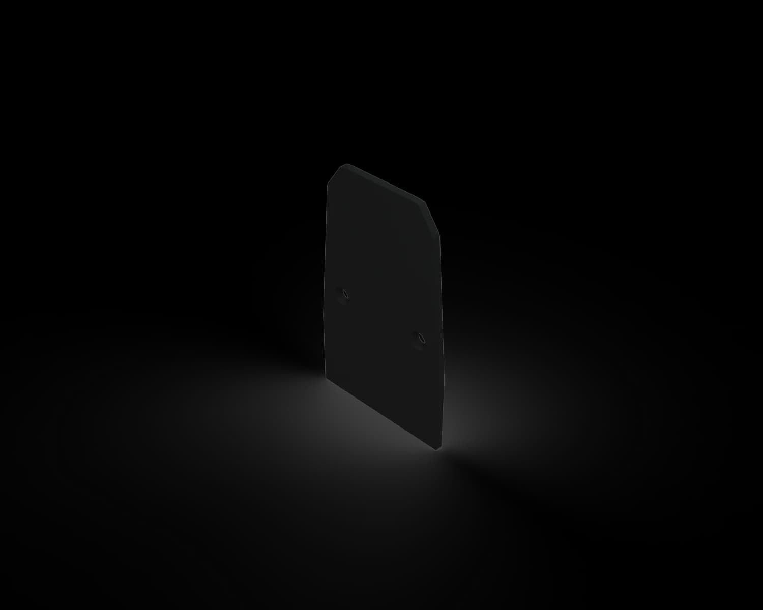 BCEC-BK - End Cap for Aluminium Base Channel 100x60x3mm - MA