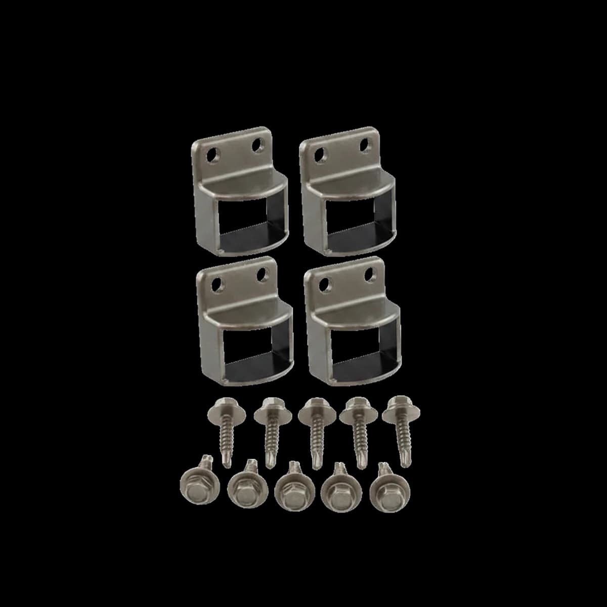AL3825BKT4PK-MN - 38x25mm Fence Panel Bracket Kit 4 Pack MON