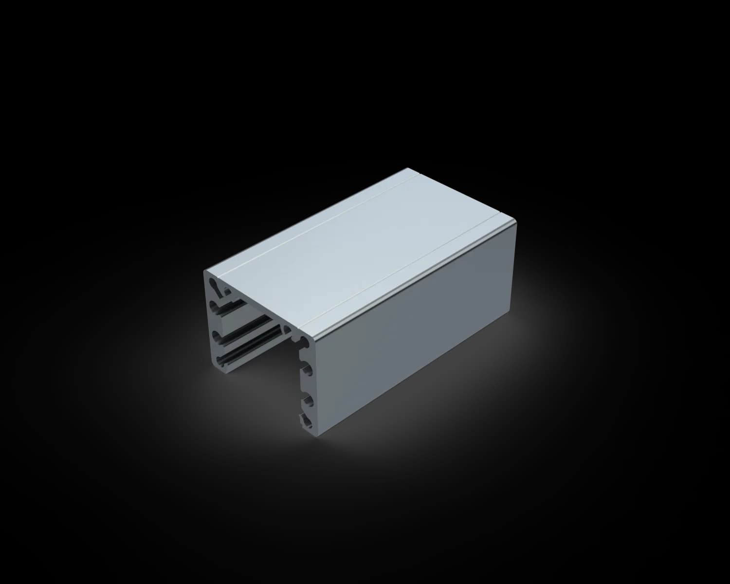 ALG1107-6 3 -Alguard Slimline Post - 56x42mm MILL FINISH