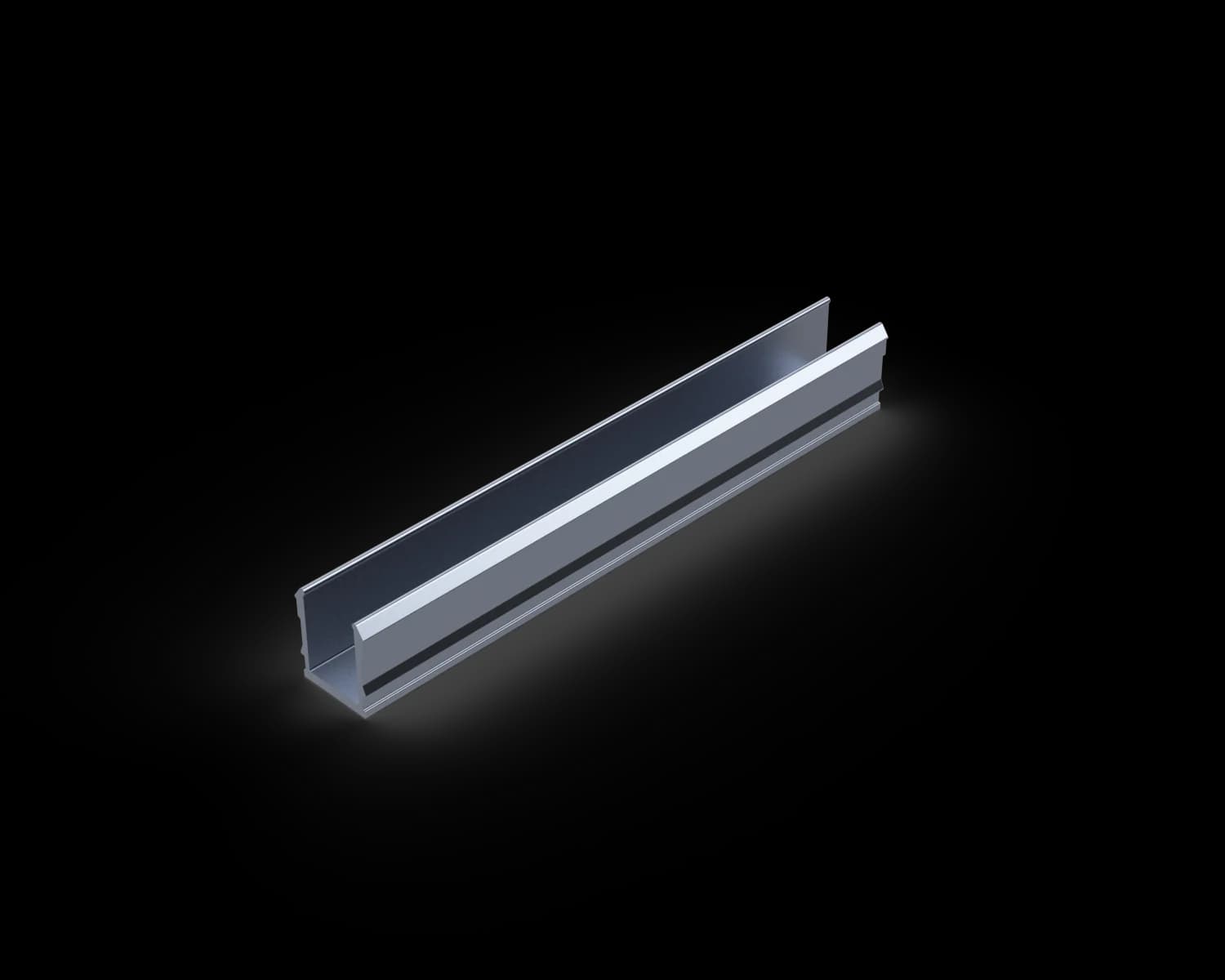 ALG1603-5 05 - Alguard 12mm Infill Strip MILL FINISH