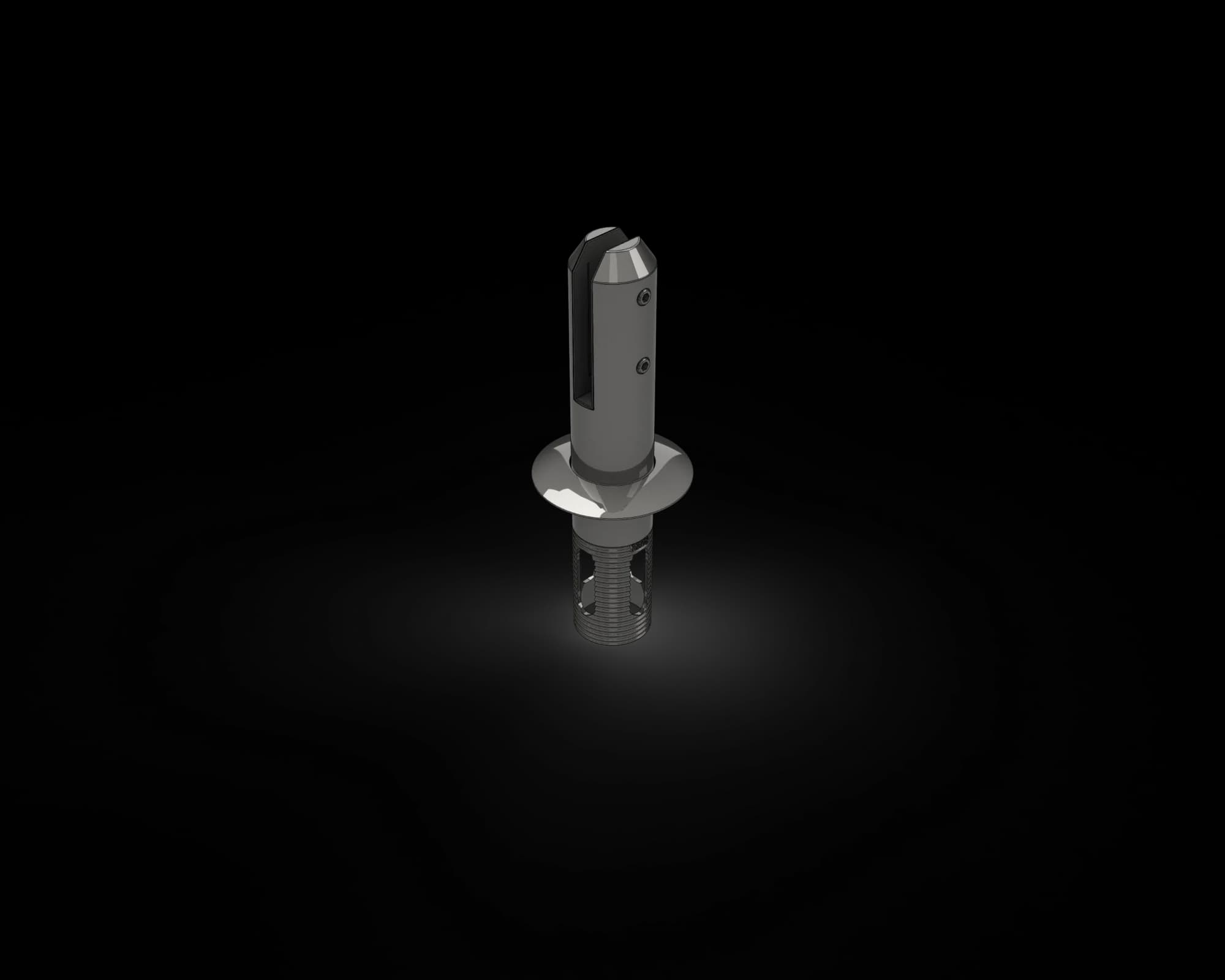 280mm Round Core Drill Spigot for 12mm Glass