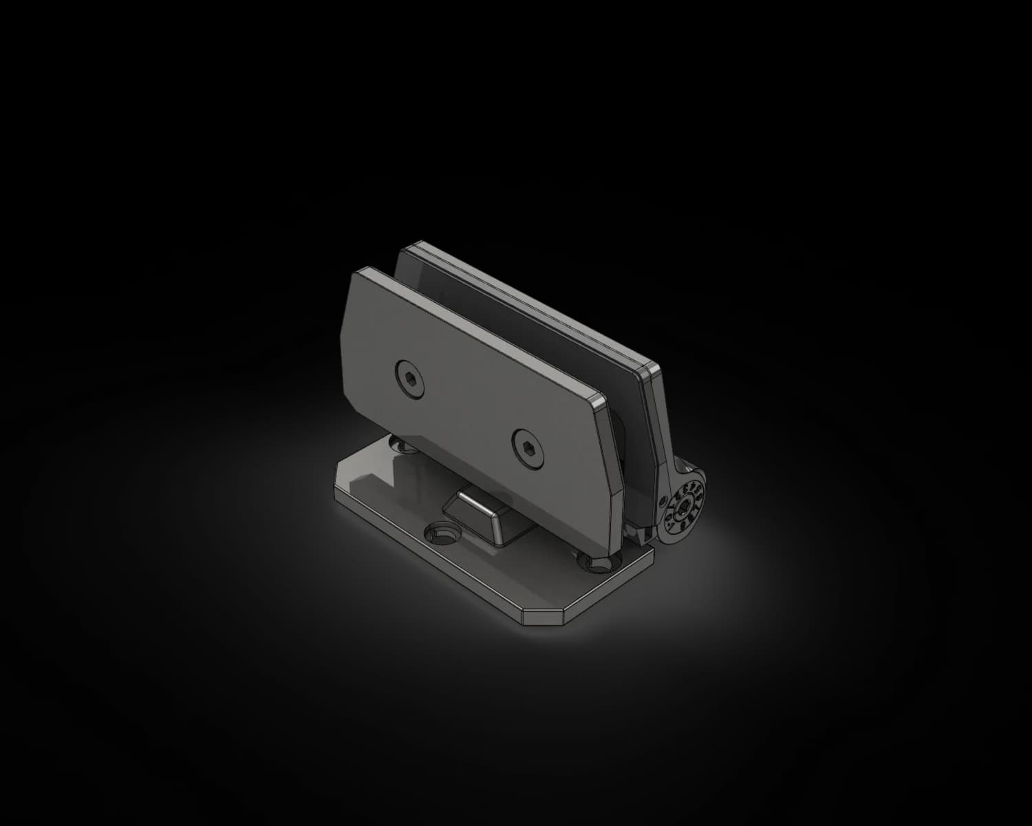 4822 Series Orion Glass to Wall Soft Close Hinges