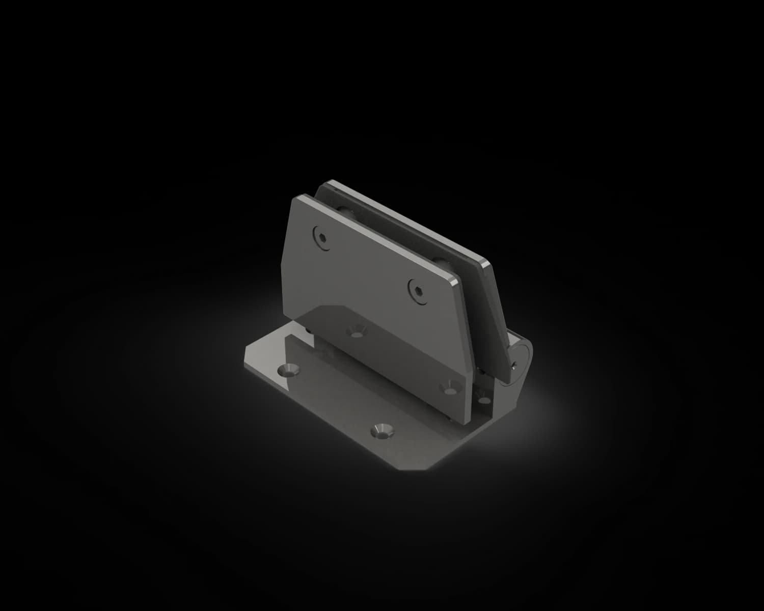 Polaris 125 Series - Glass to Wall Soft Close Hinges