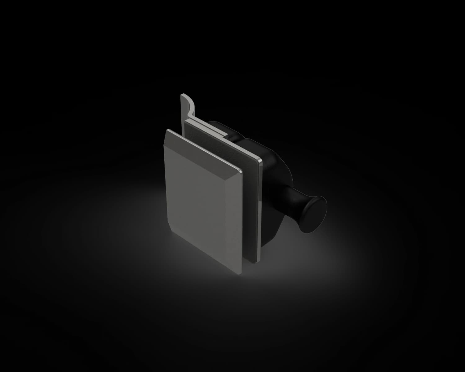 Libra Latch Glass to Round Post