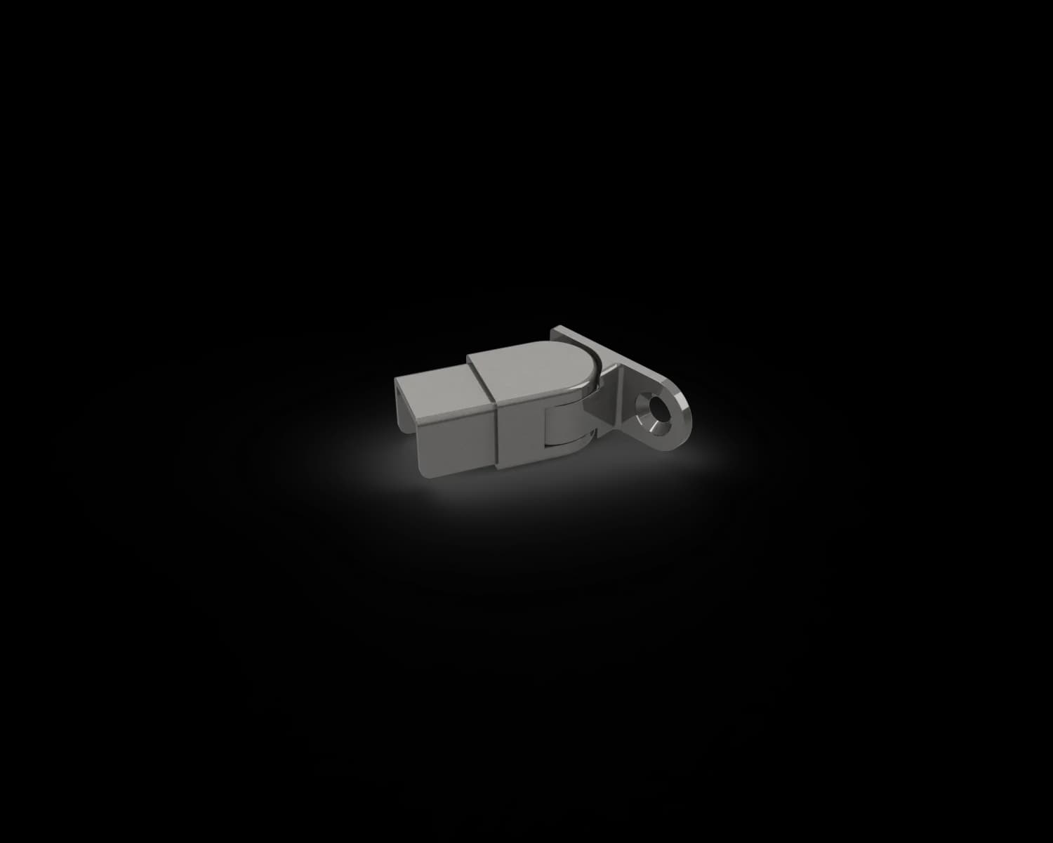 25 x 21mm Horizontal Adjustable Wall Plate - RH TAB