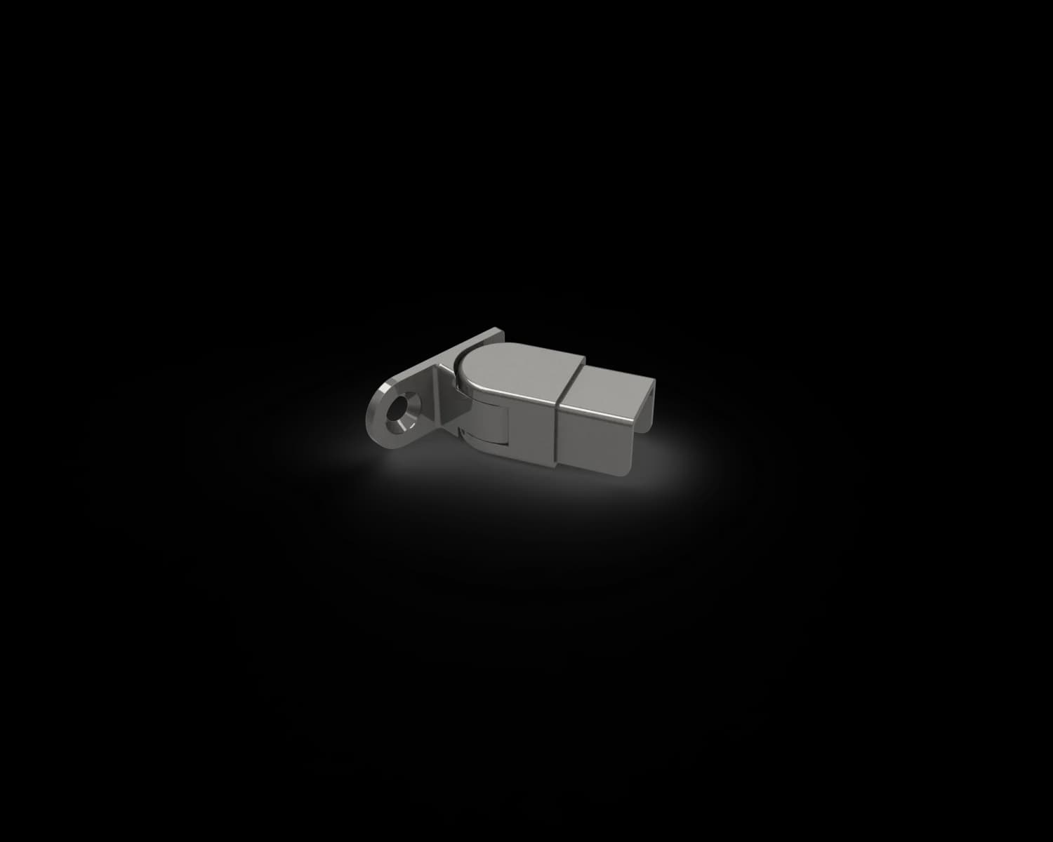 25 x 21mm Horizontal Adjustable Wall Plate - LH TAB