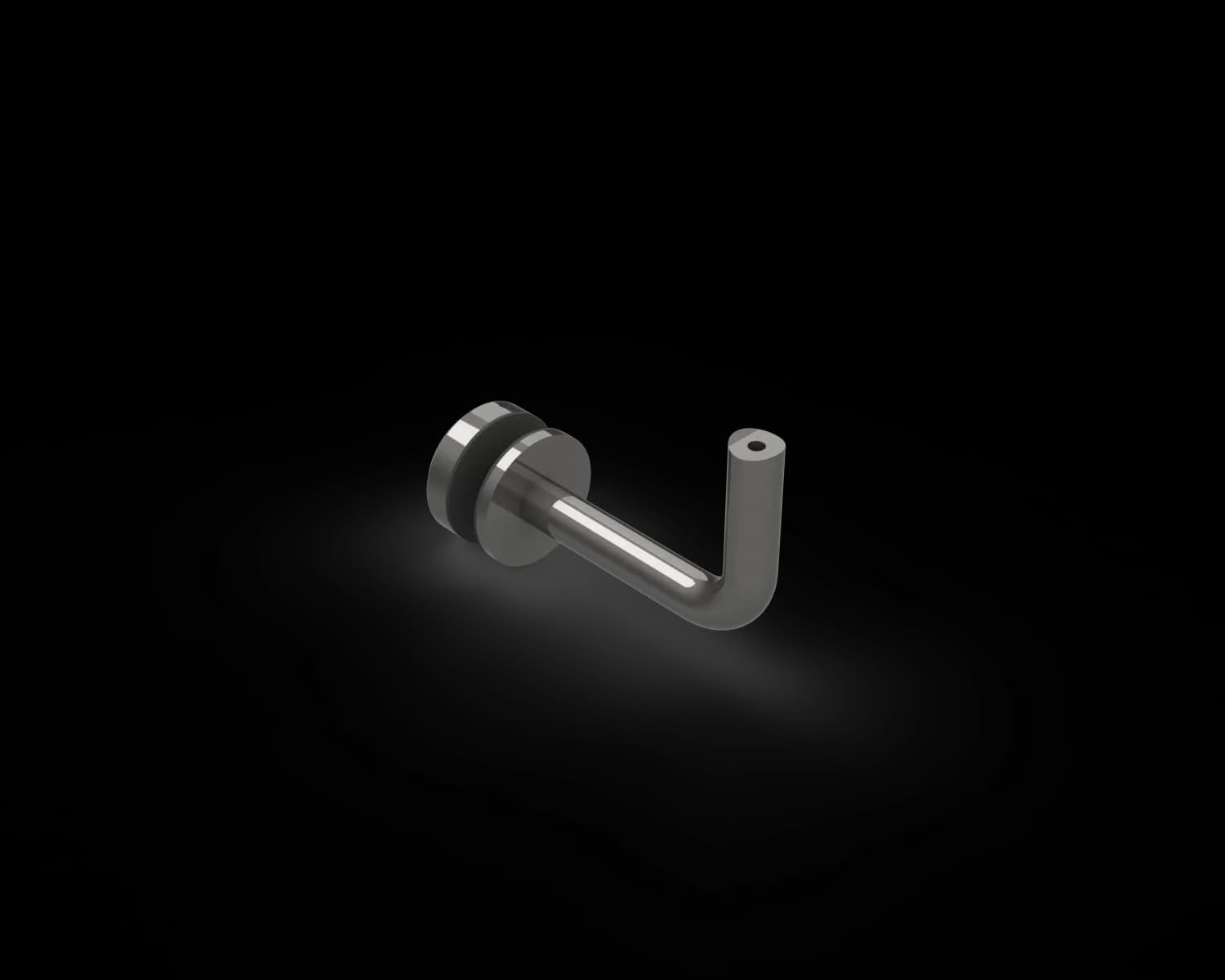 Handrail Bracket - Glass Mount with 38mm Diameter Cap