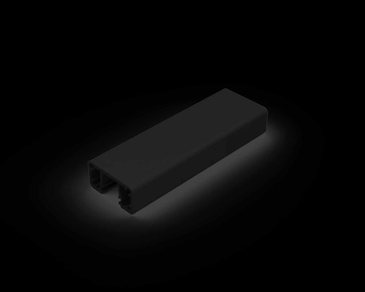 Semi-Frameless 50x25mm Half Post Kit 1300mm
