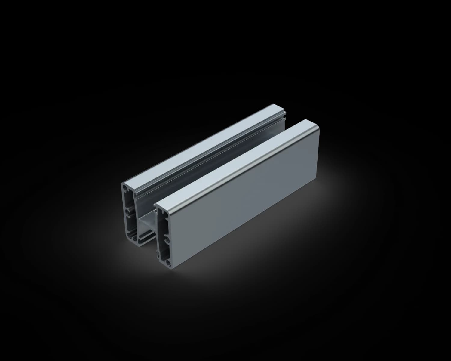 Semi-Frameless 2 Way Post Kit 1800mm