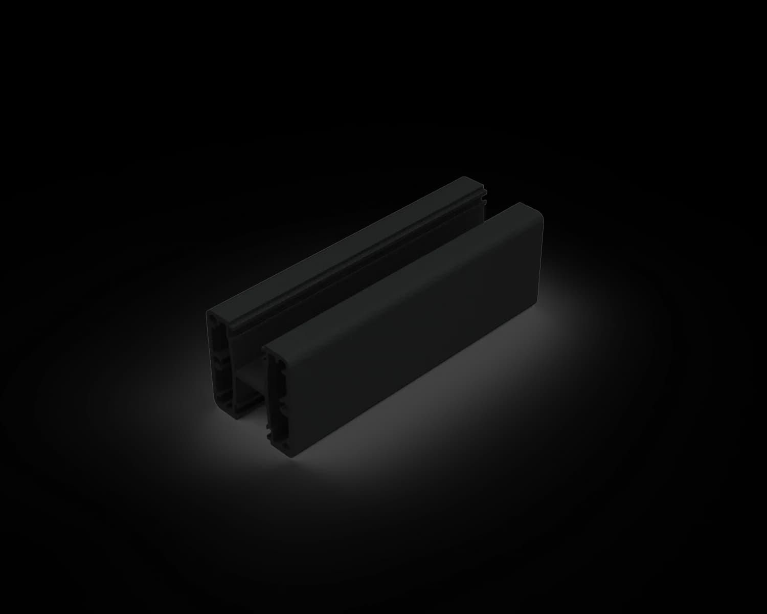 Semi-Frameless 2 Way Post Kit 2600mm