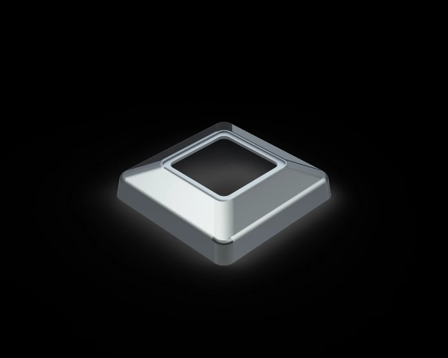 Semi-Frameless Domical Cover 100x100mm