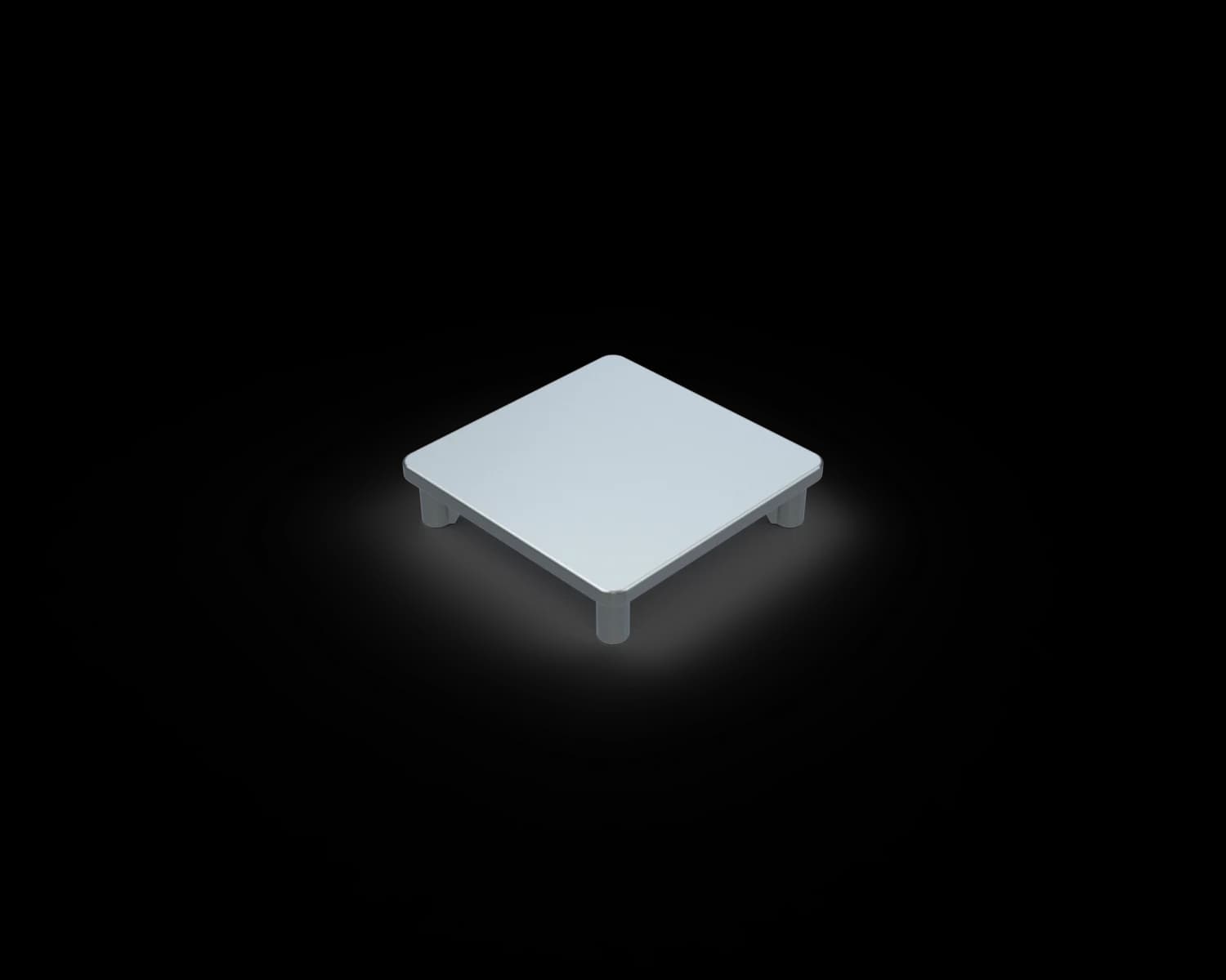 Semi-Frameless Post Cap Flat (with lugs)