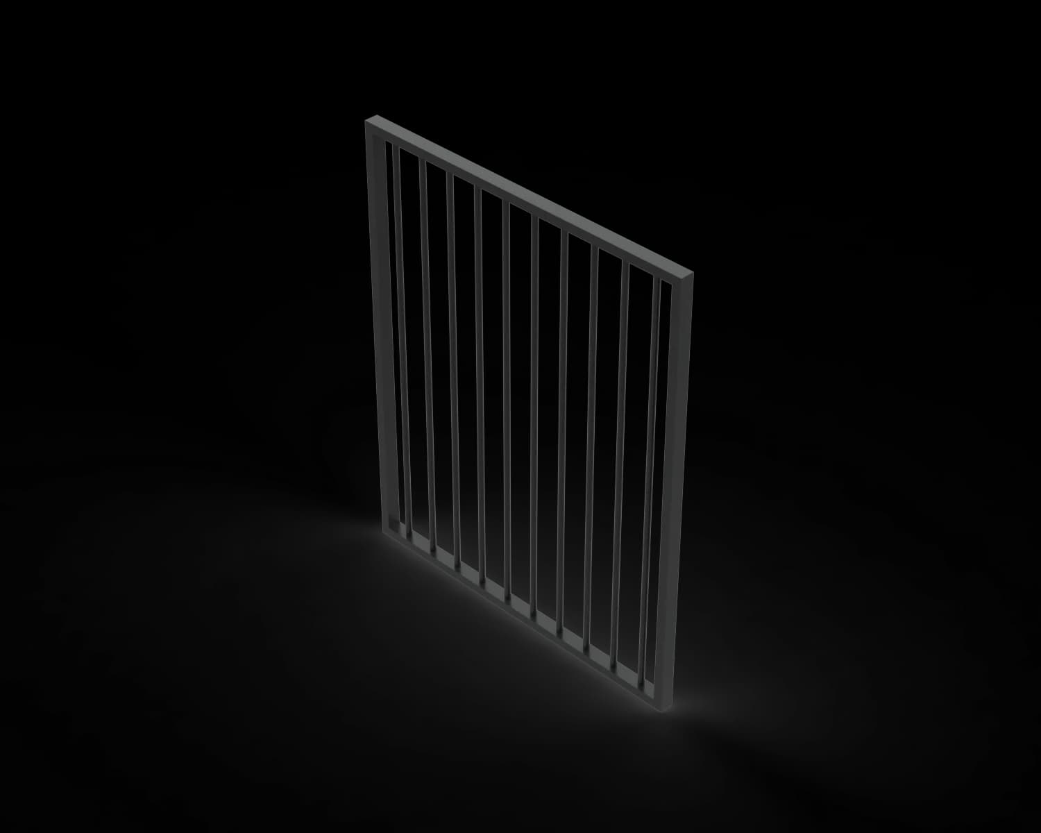Aluminium Flat Top Tubular Pool Fence Gate - 1200 x 975mm