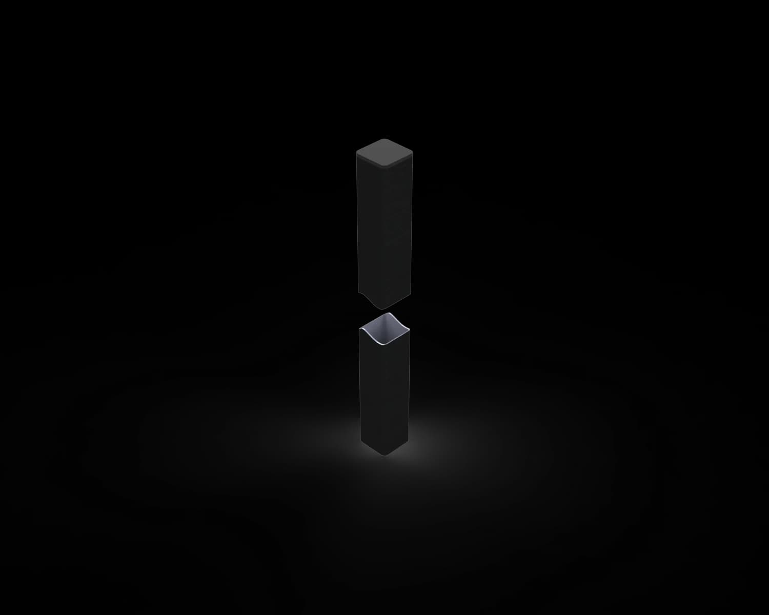 Aluminium 50x50x2mm SHS Post 2100mm