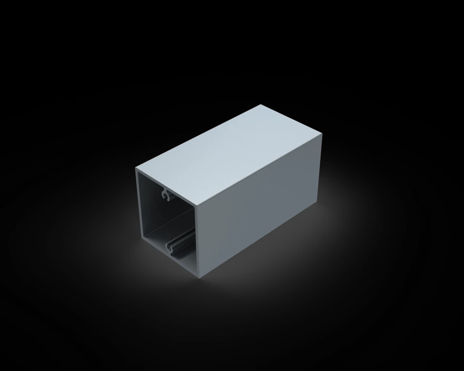 Alguard 50mm Screw Fluted Rail - 50x50mm - 5400mm